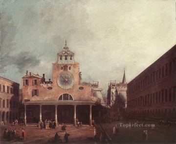 古典的なヴェネツィア Painting - サン ジャコモ ディ リアルト カナレット ヴェネツィア